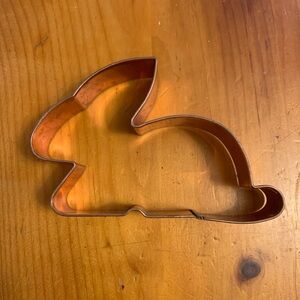 Copper Bunny Cookie Cutter